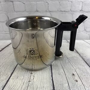 De Buyer Bain-Marie 18/10 Stainless Steel Double Boiler Pot 1.5L 6 Cup